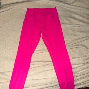 Bright Pink free people movement Leggings